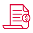 icon of financial document
