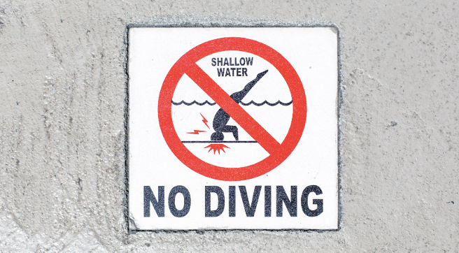 Pool safety signage
