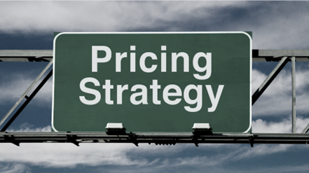 Pricing Strategy road sign